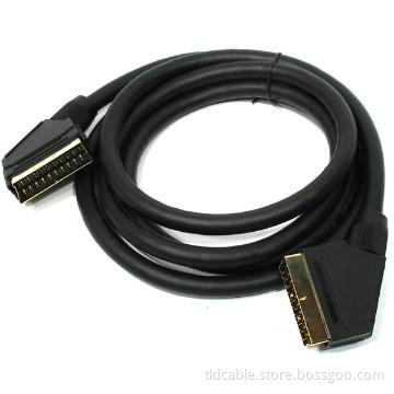 High Quality Scart to Scart Cable 21pin Cable